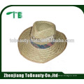 straw hats with custom made tape